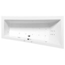 ANDRA R HYDRO-AIR Whirlpool Badewanne, 180x90x45cm, weiss