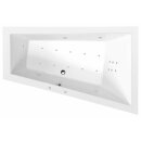 TRIANGL R HYDRO-AIR Whirlpool Badewanne, 180x120x50cm, weiss