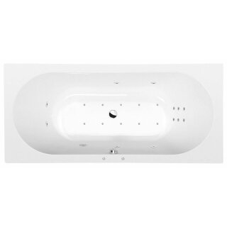 VIVA B HYDRO-AIR Whirlpool-Badewanne, 175x80x47cm, weiss