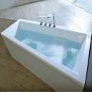 Raumspar Badewanne ANDRA, 180x90x45cm, rechts, weiss