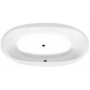 STADIUM Ovale Badewanne mit Füssen 190x95x46cm, weiss