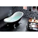 CHARLESTON Freistehende Badewanne 188x80x41cm, Füsse weiss