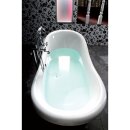 CHARLESTON Freistehende Badewanne 188x80x41cm, Füsse weiss