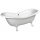 CHARLESTON Freistehende Badewanne 188x80x41cm, Füsse weiss