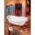 CHARLESTON freistehende Badewanne 188x80x41cm, Füsse Chrom