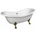 CHARLESTON Freistehende Badewanne 188x80x41cm, Füsse...
