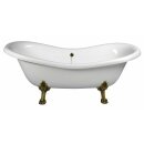 CHARLESTON Freistehende Badewanne 188x80x41cm, Füsse...