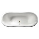 CHARLESTON Freistehende Badewanne 188x80x41cm, Füsse Bronze