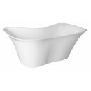 FLORA Freistehende Badewanne 180x80x67cm, weiss
