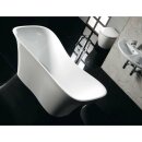 FLORA Freistehende Badewanne 180x80x67cm, weiss