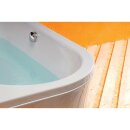 Raumspar Badewanne VIVA 175x80x47cm, rechts, weiss