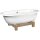 MATRIX W freistehende Badewanne 175x80x46cm, Holzgestell Eiche hell