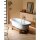 MATRIX W freistehende Badewanne 175x80x46cm, Holzgestell Eiche hell