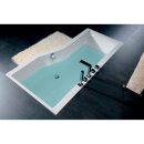 VERSYS R asymmetrische Badewanne 170x84x70x47cm, rechts, weiss