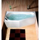 TIGRA asymmetrische Badewanne 170x80x46cm, rechts, weiss