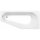 TIGRA asymmetrische Badewanne 170x80x46cm, rechts, weiss