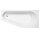 TIGRA asymmetrische Badewanne 170x80x46cm, rechts, weiss