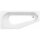 TIGRA asymmetrische Badewanne 170x80x46cm, links, weiss