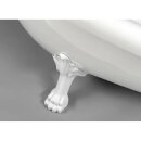 RETRO freistehende Badewanne 170x78x72cm, Füsse weiss