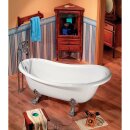 RETRO freistehende Badewanne 167,5x76x71cm, Füsse Chrom