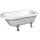 FOXTROT Freistehende Badewanne 170x75x47cm, Füsse Chrom