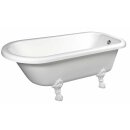 FOXTROT freistehende Badewanne 170x75x49cm, Füsse weiss