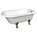 FOXTROT freistehende Badewanne 170x75x47cm, Füsse...