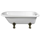 FOXTROT freistehende Badewanne 170x75x47cm, Füsse...