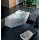 Raumspar Badewanne MAMBA 170x100x44cm, rechts, weiss