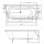 Raumspar Badewanne ASTRA 165x80x48cm rechts, weiss