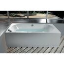 ASTRA B Rechteckwanne mit Füssen 165x75x48cm, weiss
