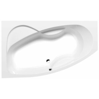 Raumspar Badewanne MAMBA 160x95x45cm, links, weiss