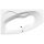 Raumspar Badewanne MAMBA 160x95x45cm, links, weiss