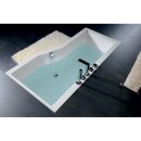 VERSYS R asymmetrische Badewanne 160x84x70cm, rechts, weiss
