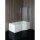 VERSYS R asymmetrische Badewanne 160x84x70cm, rechts, weiss