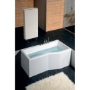 VERSYS L asymmetrische Badewanne 160x84x70x47cm, links,...