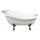 RETRO freistehende Badewanne 160x73x82cm, Füsse Bronze