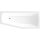 Raumspar Badewanne 160x70x39cm MINOU rechts, weiss