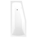 Raumspar Badewanne 160x70x39cm MINOU, links, weiss