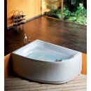 Raumspar Badewanne TANYA 160x120x49cm, rechts, weiss
