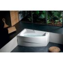 Raumspar Badewanne EVIA 160x100x47cm, rechts, weiss
