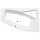Raumspar Badewanne EVIA 160x100x47cm, rechts, weiss
