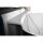 NIGRA Freistehende Gussmarmor-Badewanne 158x80x45cm, weiss