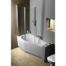 Raumspar Badewanne TIGRA 150x75x46cm links, weiss