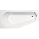 Raumspar Badewanne TIGRA 150x75x46cm links, weiss
