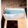 Raumspar Badewanne TIGRA 150x75x46cm links, weiss
