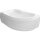 Raumspar Badewanne 150x105x45cm, CIDLINA, links, weiss