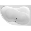 Raumspar Badewanne 150x105x45cm, CIDLINA, rechts, weiss