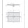 MIRAI Gussmarmor - Duschwanne, Rechteck 100x80x1,8cm, links, weiss