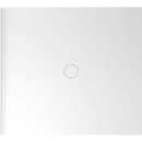MIRAI Gussmarmor - Duschwanne, Rechteck 100x90x1,8cm,...
